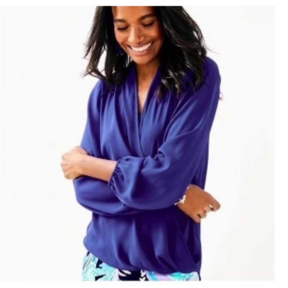 Lilly Pulitzer Myah Wrap Blouse